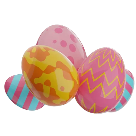 Easter Eggs  3D Icon