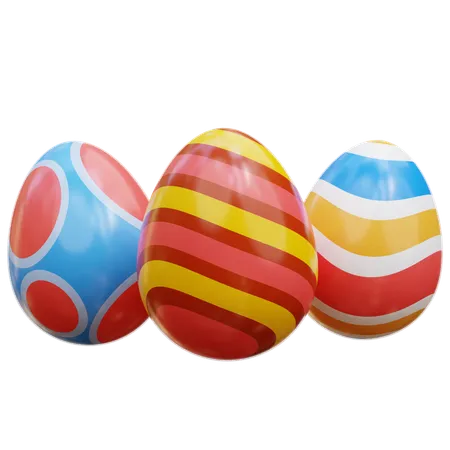 Easter Eggs  3D Icon