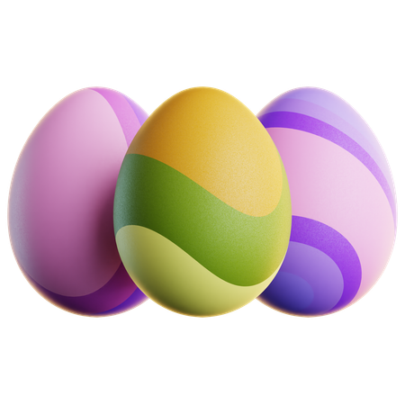 Easter Eggs  3D Icon