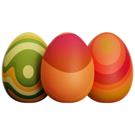 Easter Eggs  3D Icon