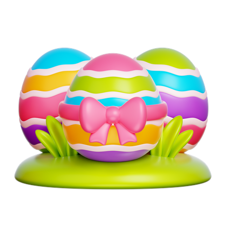 Easter Eggs  3D Icon