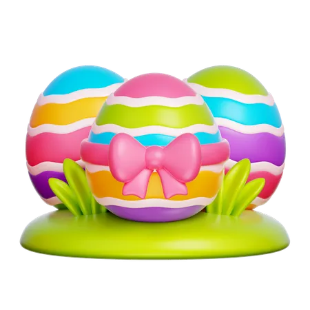 Easter Eggs  3D Icon