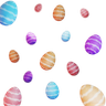 3d easter eggs emoji