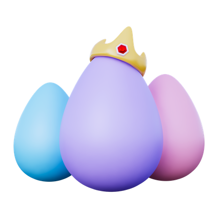 Easter Eggs  3D Icon