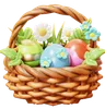 Easter Eggs Basket