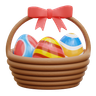 painted eggs emoji 3d