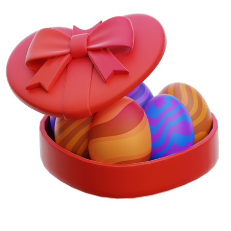 Easter Eggs Gift  3D Icon