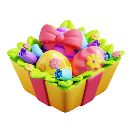 Easter Eggs Gift  3D Icon
