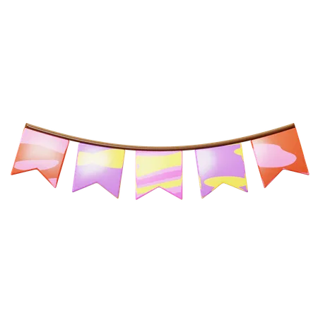 Easter Garland  3D Icon