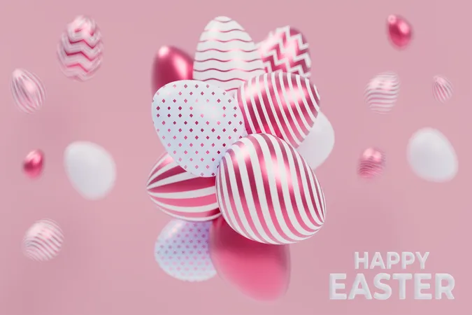 Easter greeting  3D Icon