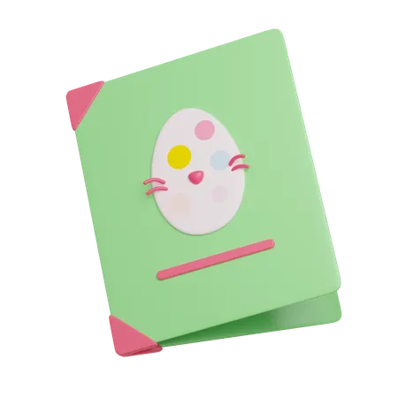 Easter Greeting Card  3D Icon