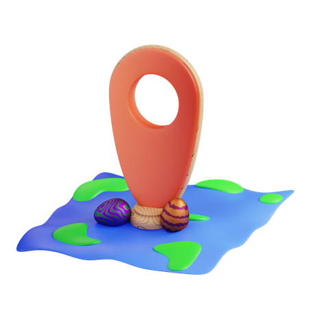 Easter Location  3D Icon