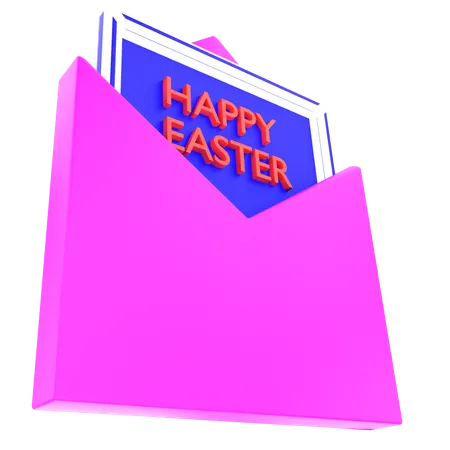 Easter mail  3D Icon