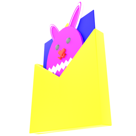 Easter message  3D Icon