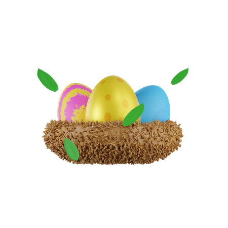 Easter Nest  3D Icon