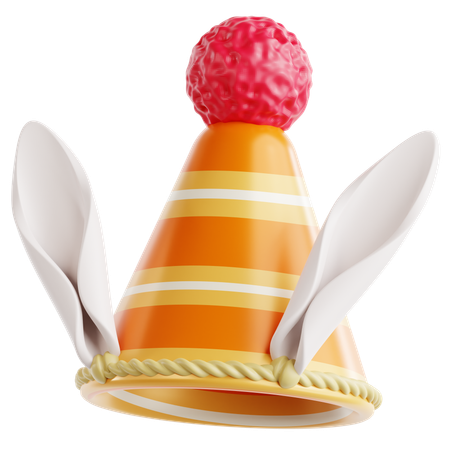 Easter Party Hat  3D Icon