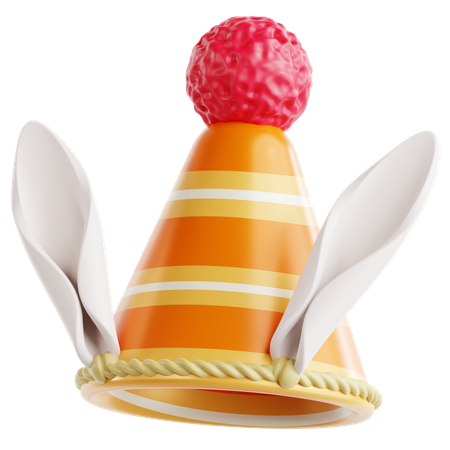 Easter Party Hat  3D Icon