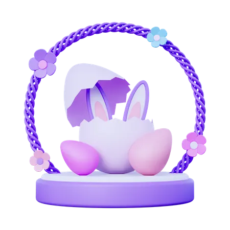 Easter Podium  3D Icon