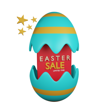 Easter Sale  3D Icon