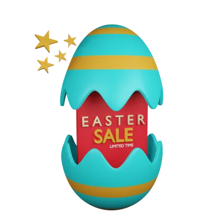Easter Sale Contains PNG BLEND GLTF And OBJ Files 3D Icon