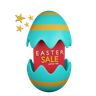 easter sale emoji 3d
