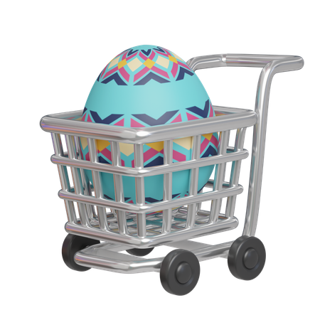 Easter Shopping  3D Icon