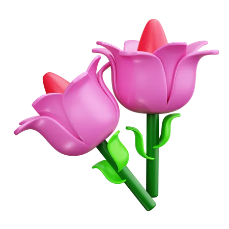 Easter Tulip  3D Icon