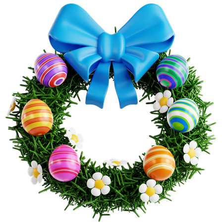 Easter Wreath  3D Icon