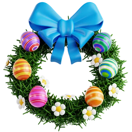 Easter Wreath  3D Icon