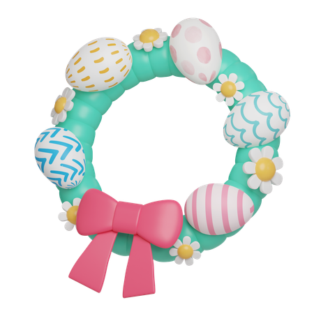 Easter Wreath  3D Icon