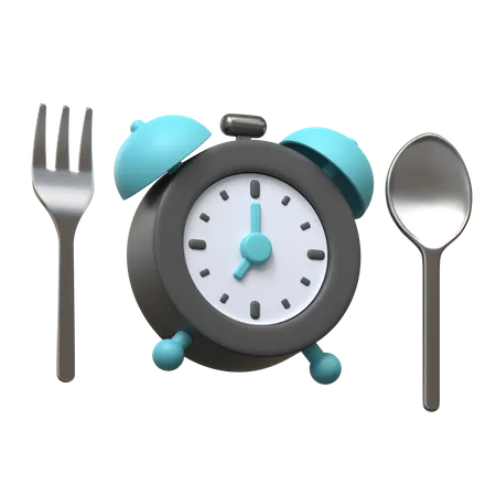 Eat On Time  3D Icon