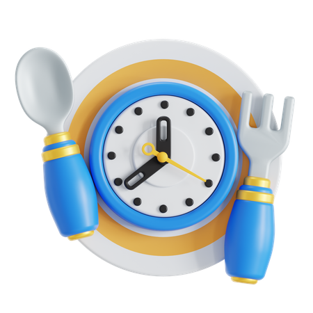 Eat time  3D Icon