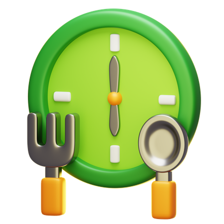 Eating Time  3D Icon