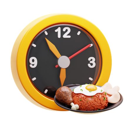 EATING TIME  3D Icon