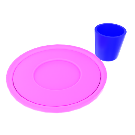 食べる時間  3D Icon