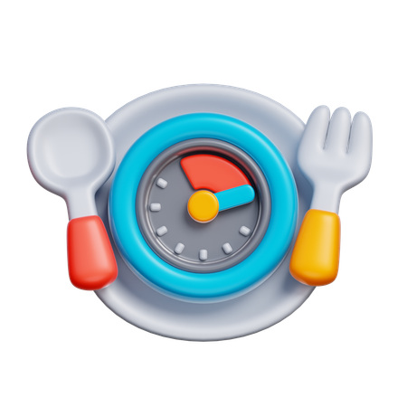 Eating Time  3D Icon