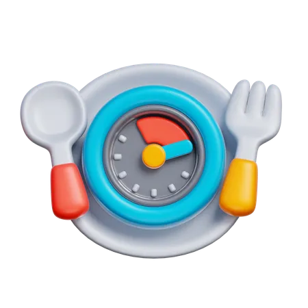 Eating Time  3D Icon
