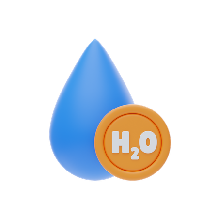 Eau  3D Icon