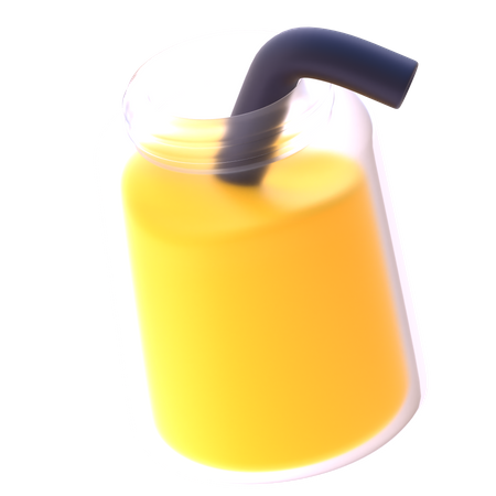 Eau citronnée  3D Icon