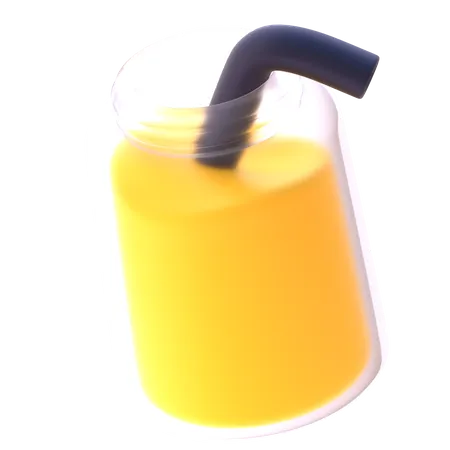 Eau citronnée  3D Icon