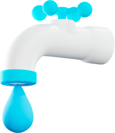 Eau du robinet  3D Icon