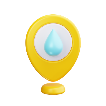 Emplacement de l'eau  3D Icon