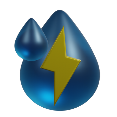 Énergie de l'eau  3D Icon