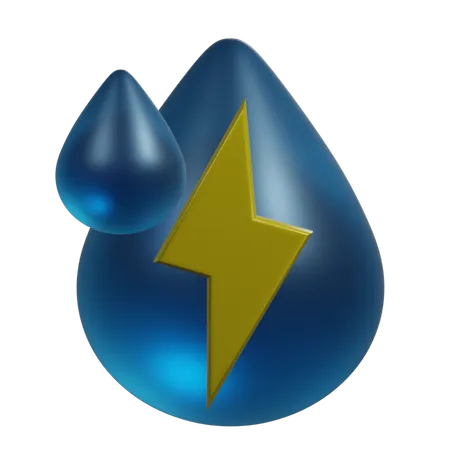 Énergie de l'eau  3D Icon