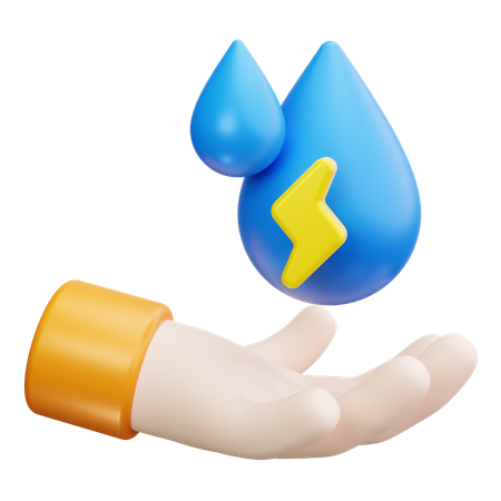 Énergie de l'eau  3D Icon