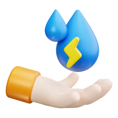 Énergie de l'eau  3D Icon