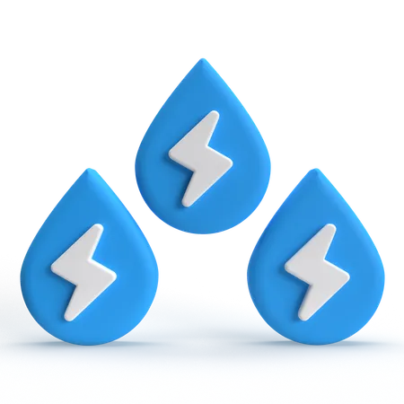 Énergie de l'eau  3D Icon