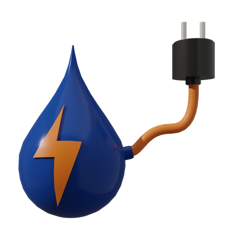 Énergie de l'eau  3D Icon