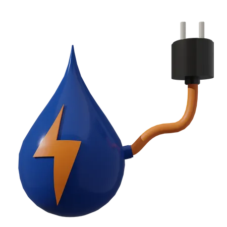 Énergie de l'eau  3D Icon