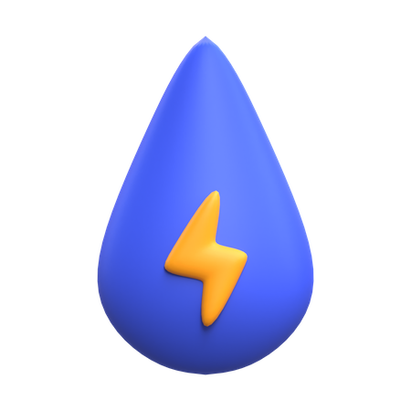 Énergie de l'eau  3D Icon